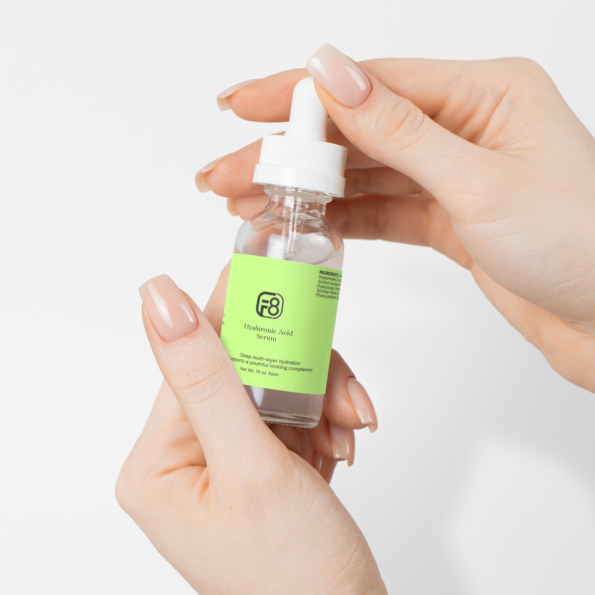Fortune-8 Hydro-Glow Hyaluronic Acid Serum – 30 mL
